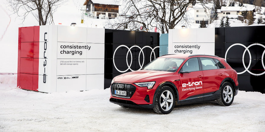 H Audi παρείχε βιώσιμη κινητικότητα και λύσεις φόρτισης στο Παγκόσμιο Οικονομικό Φόρουμ